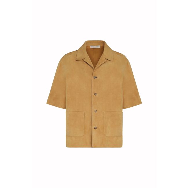 CUBANA SUEDE OVERSHIRT -  GOLD