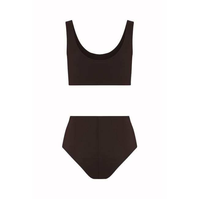 MARIEBELLE TWO PIECE SWIMSUIT - BENAN BROWN