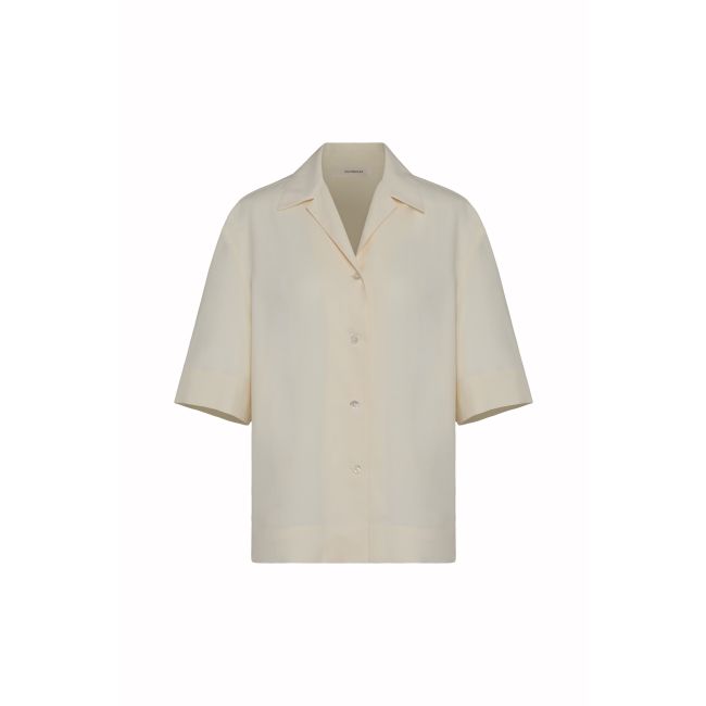 MICHELLE SHORT SLEEVE SHIRT - CREAM S