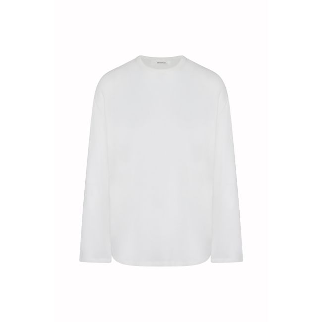 MARIEBELLE LONG SLEEVE T-SHIRT - WHITE