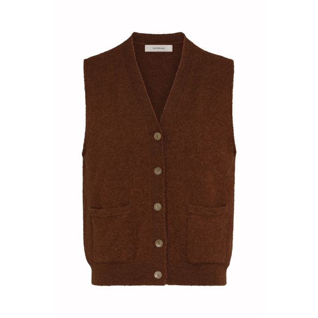 MARISA GILET - CHOCOLATE