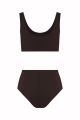 MARIEBELLE TWO PIECE SWIMSUIT - BENAN BROWN