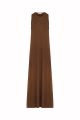 KATE RIBB DRESS - CHOCOLATE
