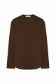 MARIEBELLE LONG SLEEVE T-SHIRT - CHOCOLATE